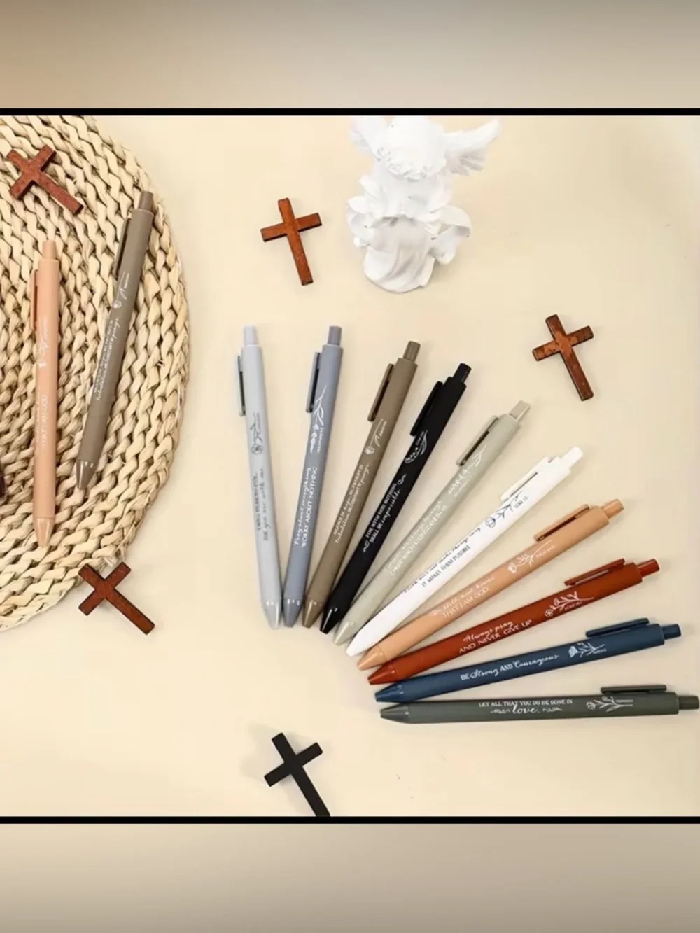 Inspirational Scripture Pen Set - Multi Color Motivational Pens - Picture 5 of 6